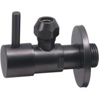 Xellanz Minimal Hoekstopkraan - 1/2x3/8 - of Knel - 10mm - Gunmetal PVD - thumbnail