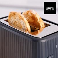 Taurus Jonic Toast Broodrooster 2 sneden 1150 W Zwart - thumbnail