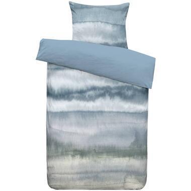 Dekbedovertrek Arles - wit/groen - 140x200/220 cm - Leen Bakker