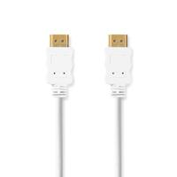 Nedis High Speed HDMI-Kabel met Ethernet | HDMI Connector | HDMI Connector | 4K@30Hz | ARC | 10.2 Gbps | 2.00 m | Rond | PVC | Wit | Doos - - thumbnail