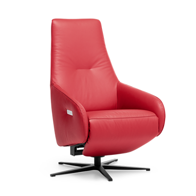 Sta-op Stoel A-100 Rood Leer