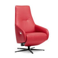 Sta-op Stoel A-100 Rood Leer - thumbnail