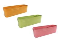 Opbergbakje Bente roze/groen/geel 3 assorti metaal - thumbnail