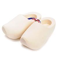 Playwood Houten klompjes 10 cm, 2st. - thumbnail