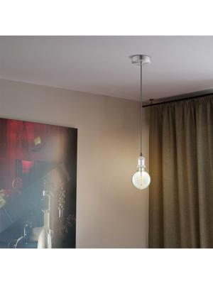 Home sweet home plafondkap metaal - mat staal Home sweet home plafondkap metaal - mat staal