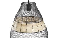 Plafondlamp DKD Home Decor Zwart Metaal Bruin 50 W 32 x 32 x 43 cm - thumbnail