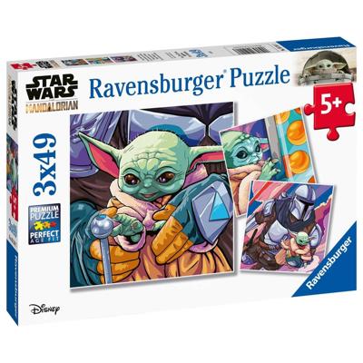 Ravensburger puzzel Grogu moments 3x49 stukjes