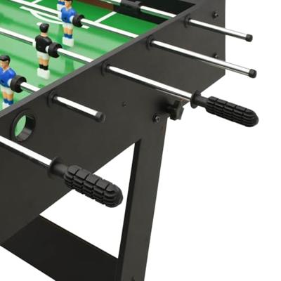 Voetbaltafel inklapbaar 121x61x80 cm zwart Voetbaltafel inklapbaar 121x61x80 cm zwart