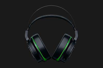 Razer Thresher Xbox One - Draadloze Gaming Headset voor Xbox One + Xbox Series X/S + PC (Wireless, tot 16 uur batterijduur, 50 mm driver) Zwart - Groen