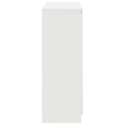 Dressoir met lades 100,5x35x98,5 cm spaanplaat wit