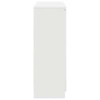 Dressoir met lades 100,5x35x98,5 cm spaanplaat wit - thumbnail