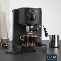 BEEM 03270 Espressomachine met filterhouder Zwart (mat) 1470 W Warmhoudfunctie, Met melkopschuimer - thumbnail