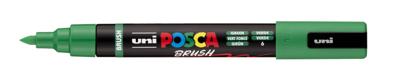 Uni Posca brushmarker pc5br groen - brushpunt 1-4 mm Uni Posca brushmarker pc5br groen - brushpunt 1-4 mm
