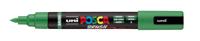 Uni Posca paintmarker PC-5BR, 1 - 4 mm, penseel punt, donkergroen - thumbnail