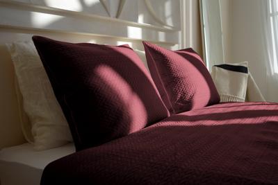 Zydante Home - Bedsprei incl. 2 kussenslopen - Dark Red - Rope - 220 x 240