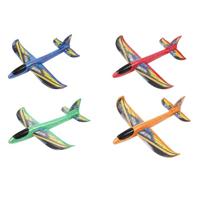 Toi Toys Foam vliegtuig 36cm + stickers - thumbnail