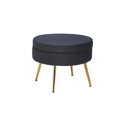 Poef Chanelle Zwart 52 cm Poef Chanelle Zwart 52 cm