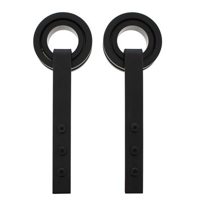 Intersteel Set van 2 hangrollen Modern 25,5cm - mat zwart