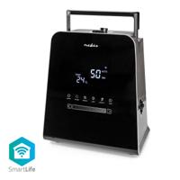 SmartLife Luchtbevochtiger | 30 W | Met Koele en Warme mist | 5.5 l | Hygrometer | Timer | Afstandsbediening | Nachtstand | Zwart - thumbnail