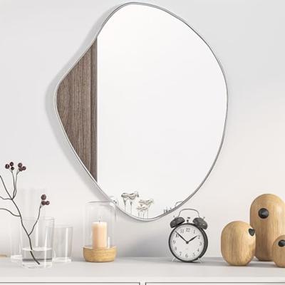 VidaXL Wandspiegel 60x50 cm zilverkleurig VidaXL Wandspiegel 60x50 cm zilverkleurig