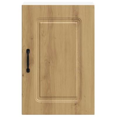 Keukenwandkast Kalmar bewerkt hout artisanaal eikenkleur Keukenwandkast Kalmar bewerkt hout artisanaal eikenkleur