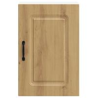 Keukenwandkast Kalmar bewerkt hout artisanaal eikenkleur - thumbnail