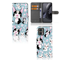 Motorola Edge 30 Neo | Telefoonhoesje | Met pasjeshouder | Hondjes - thumbnail