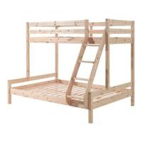 Vipack stapelbed Pino - bruin - 207,5x157,5x166,8 cm - Leen Bakker - thumbnail