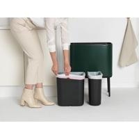 Brabantia Bo touch bin 2x30 liter mineral concrete grey - thumbnail