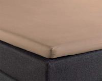 Homecare - Splittopper Hoeslaken Katoen - Taupe - 180 x 210 - thumbnail