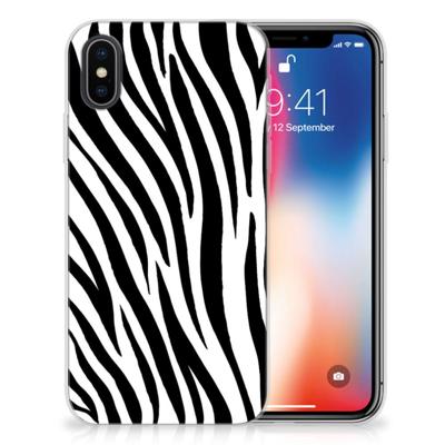 Apple iPhone X | Xs | TPU Hoesje | Zebra