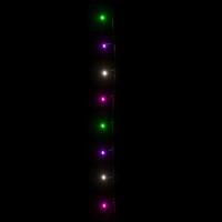 Lichtslinger met 600 LED's pastel meerkleurig 60 m PVC - thumbnail