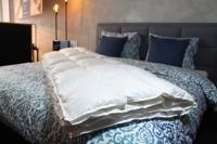 Exclusief Siberisch Ganzendons Dekbed | Nuvaro Excellent 4-Seizoenen 270 x 240 cm - Lits-jumeaux XL - thumbnail