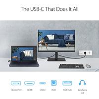 ASUS VA27ECPSN Docking Monitor – 27 inch, Full HD, IPS, Frameless, USB-C, RJ45, 75Hz, Adaptive-Sync, Stereo Speakers, Low Blue Light, Flicker Free, Ergonomic Design - thumbnail