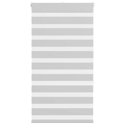 Zebra rolgordijn 75x150 cm stofbreedte 70,9 cm lichtgrijs Zebra rolgordijn 75x150 cm stofbreedte 70,9 cm lichtgrijs