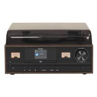 Denver MRD-52 muzieksysteem met DAB+/FM/AM radio, platenspeler en cd-speler, houtlook - thumbnail