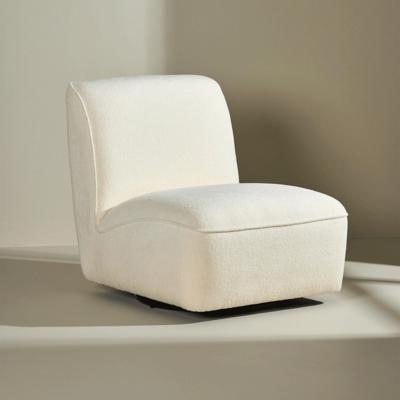 Nohr Draaifauteuil 'Kavitha' Bouclé, kleur Wit