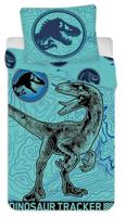 Jurassic World Dekbedovertrek Tracker Glow in the Dark - 140 x 200 cm - Katoen - 70 x 90 cm - thumbnail