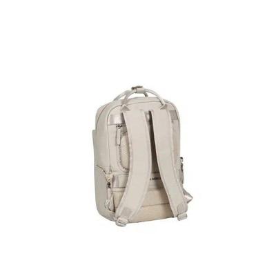 New Rebels Bruce Miami Rugzak 9L Waterafstotende Laptop Rugtas 13 inch Schooltas en Werktas van PU Nylon Comfortabel Comp 9L Beige