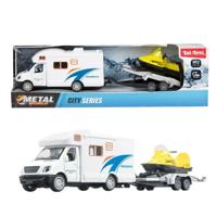 Toi Toys Camper met sneeuwscooter 23cm - thumbnail