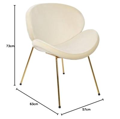 Stoel DKD Home Decor Goud Beige Gouden 63 x 57 x 73 cm Stoel DKD Home Decor Goud Beige Gouden 63 x 57 x 73 cm