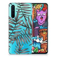 OnePlus Nord | TPU Case | Leaves Grey - thumbnail