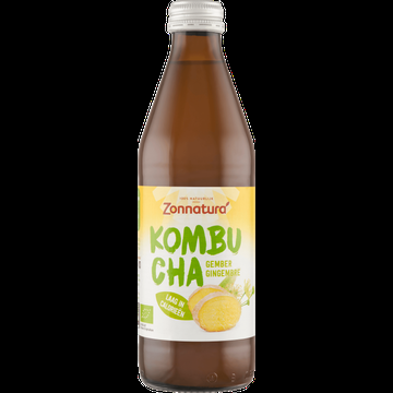 Zonnatura Kombucha Gember Theedrank 330 ml bij Jumbo