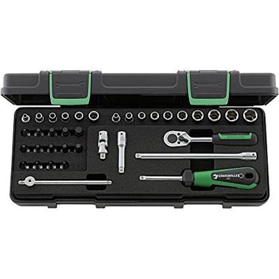 Stahlwille Dopsleutelset | 36-delig 1/4 inch | sleutelwijdtes 5-13 mm | aantal tanden 22 6-Kant | 1 stuk - 98819801 98819801