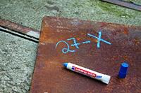 Edding Markeerstift | wit | streepbreedte 10 mm ronde punt | 10 stuks - 4-950049 4-950049 - thumbnail