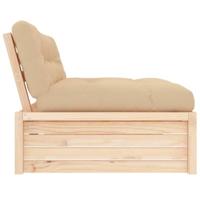 Middenbank 120x80 cm massief grenenhout - thumbnail