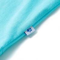Kindershirt met korte mouwen 104 zeeblauw - thumbnail