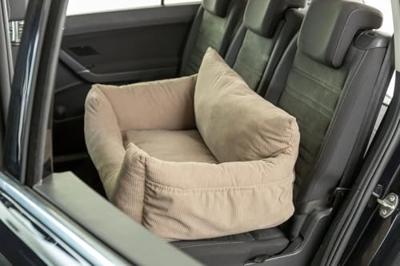 Trixie autostoel dubbel taupe