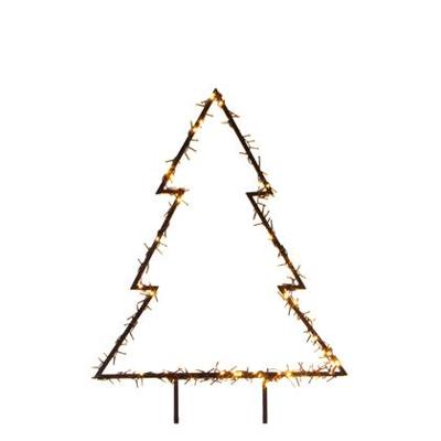 Luca Lighting Tuin Decoratie LED Boom 225 LEDs 72x100 cm Warm Wit Zwart