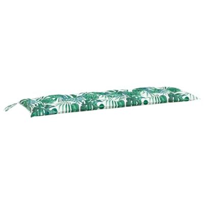 VidaXL Tuinbankkussens 2 st 150x50x7 cm oxford stof bladpatroon